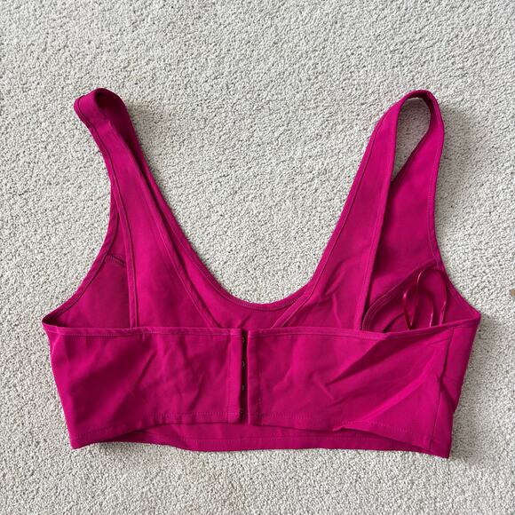 Sincerely Jules 2 Piece Crop Top & Shorts Set Pink Size Large - Picture 6 of 14